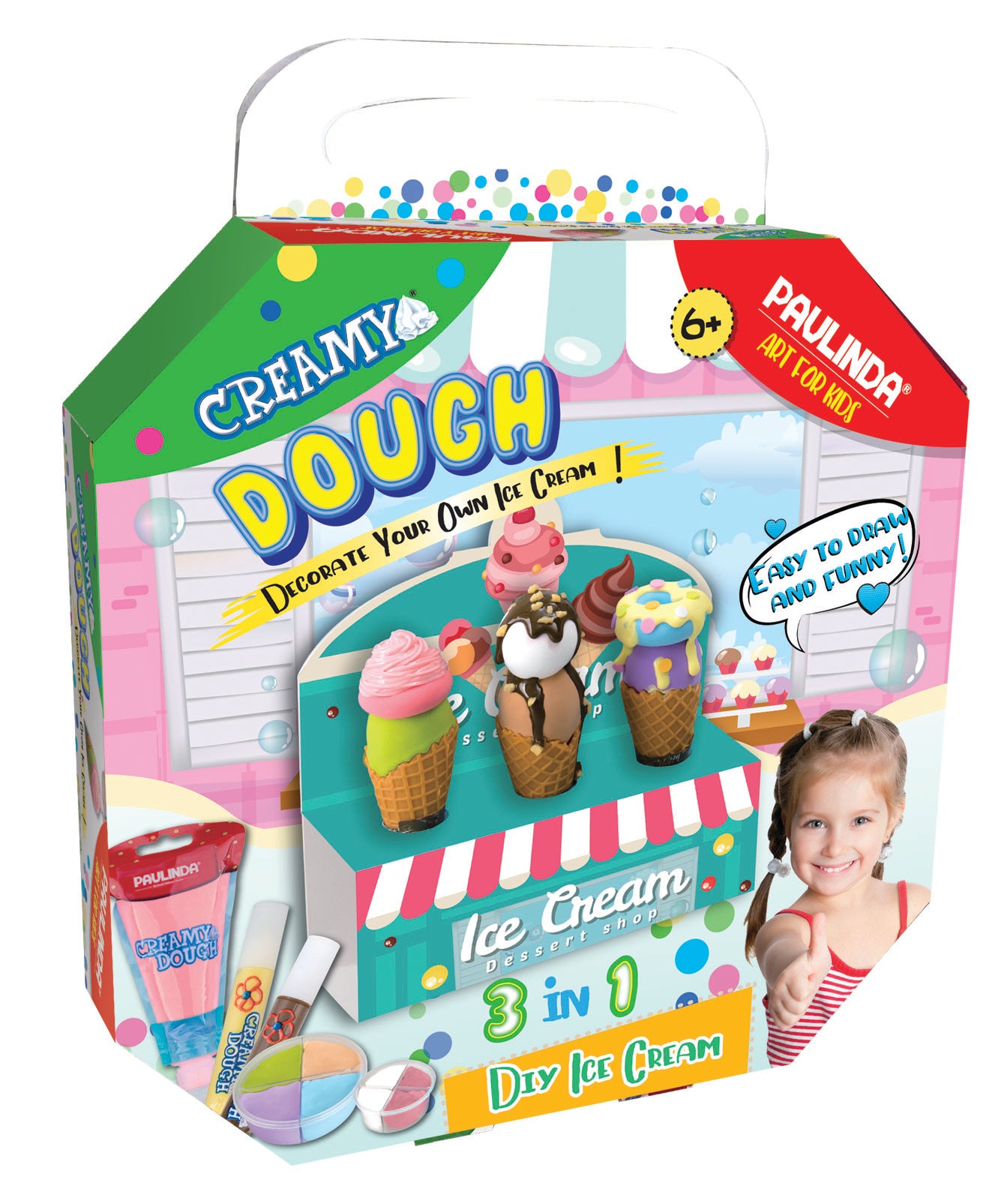 PAULINDA CREAMY DOUGH ICE CREAM