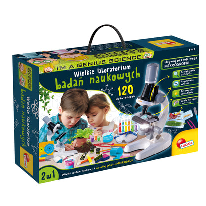 LISCIANI I"M A GENIUS 120 BADAŃ NAUKOWYCH Z MIKROSKOPEM