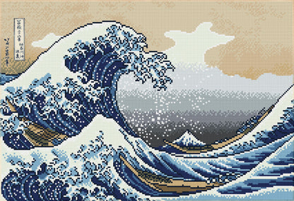 DIAMOND DOTZ ADULTS THE GREAT WAVE