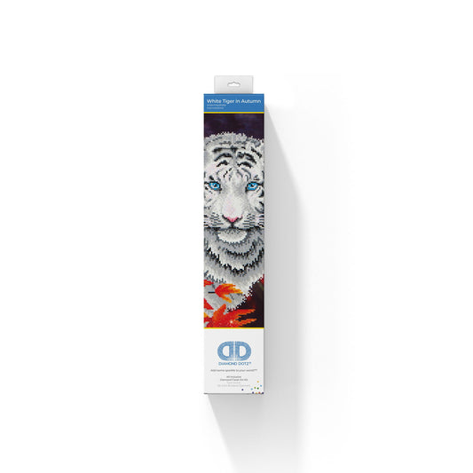 DIAMOND DOTZ ADULTS WHITE TIGER IN AUTUMN