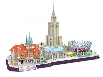 CUBIC FUN PUZZLE 3D CITY LINE WARSZAWA - MC271H